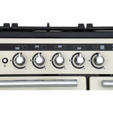 Rangemaster EDL90DFFCB/C Encore Deluxe Charcoal Black / Chrome 90cm Dual Fuel Range Cooker - product image 7
