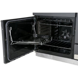 Rangemaster ELS110EICB Elise Charcoal Black / Brushed Nickel 110cm Induction Range Cooker - product image 5