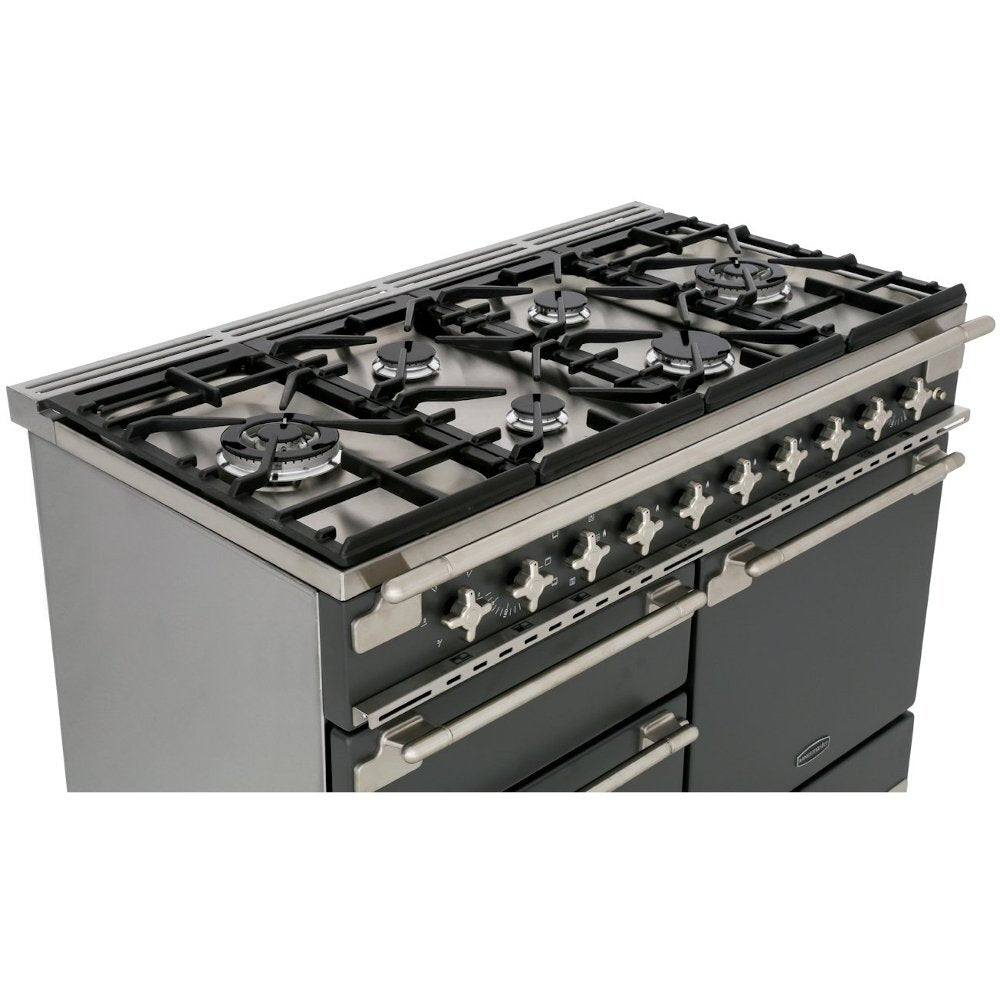 Rangemaster ELS110DFFSB Elise Stone Blue / Brushed Nickel 110cm Dual Fuel Range Cooker - product image 15