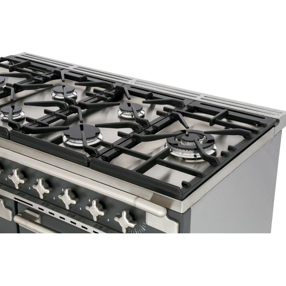 Rangemaster ELS110DFFMG Elise Mineral Green / Brushed Nickel 110cm Dual Fuel Range Cooker - product image 18