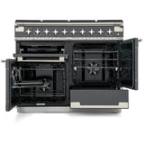 Rangemaster ELS110EIMG Elise Mineral Green / Brushed Nickel 110cm Induction Range Cooker - product image 3