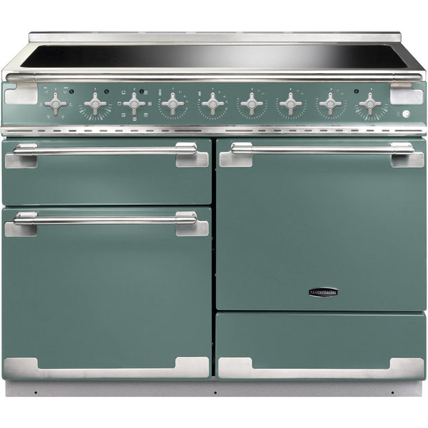Rangemaster ELS110EIMG Elise Mineral Green / Brushed Nickel 110cm Induction Range Cooker - product image 1
