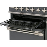 Rangemaster ELS90EICB Elise Charcoal Black / Brushed Nickel 90cm Induction Range Cooker - product image 4