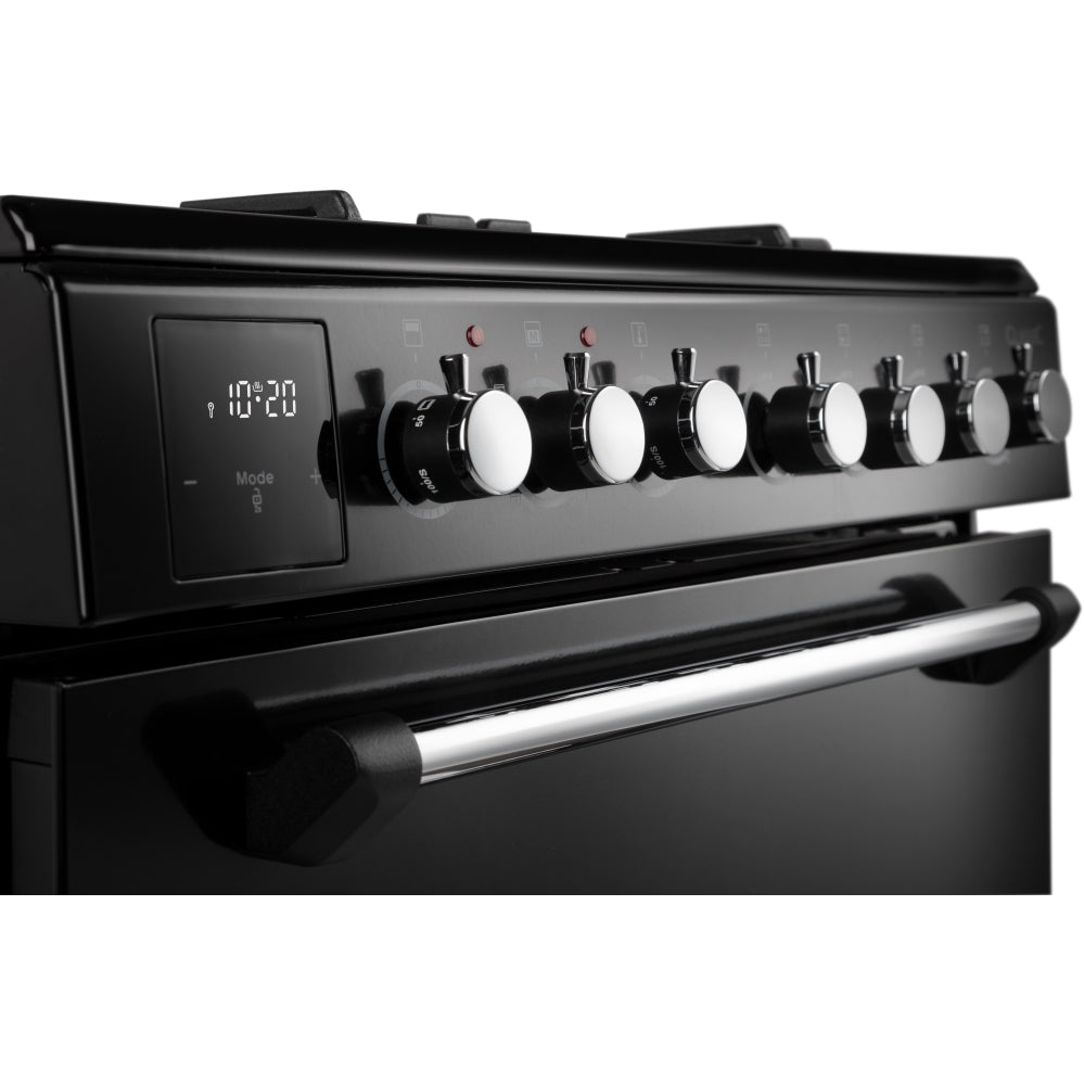 Rangemaster CLA60DFFBL/C Classic Black / Chrome Oven - product image 3