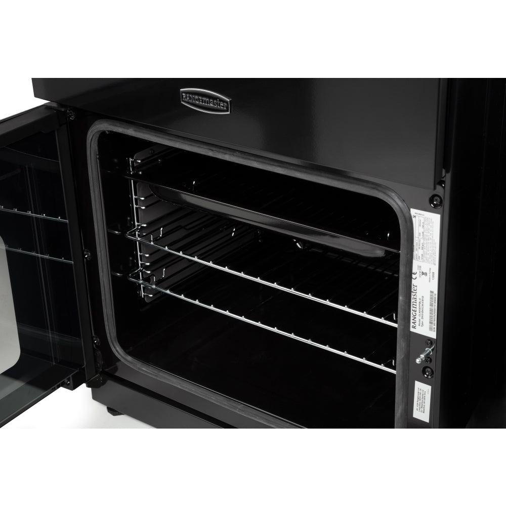 Rangemaster CLA60DFFBL/C Classic Black / Chrome Oven - product image 5