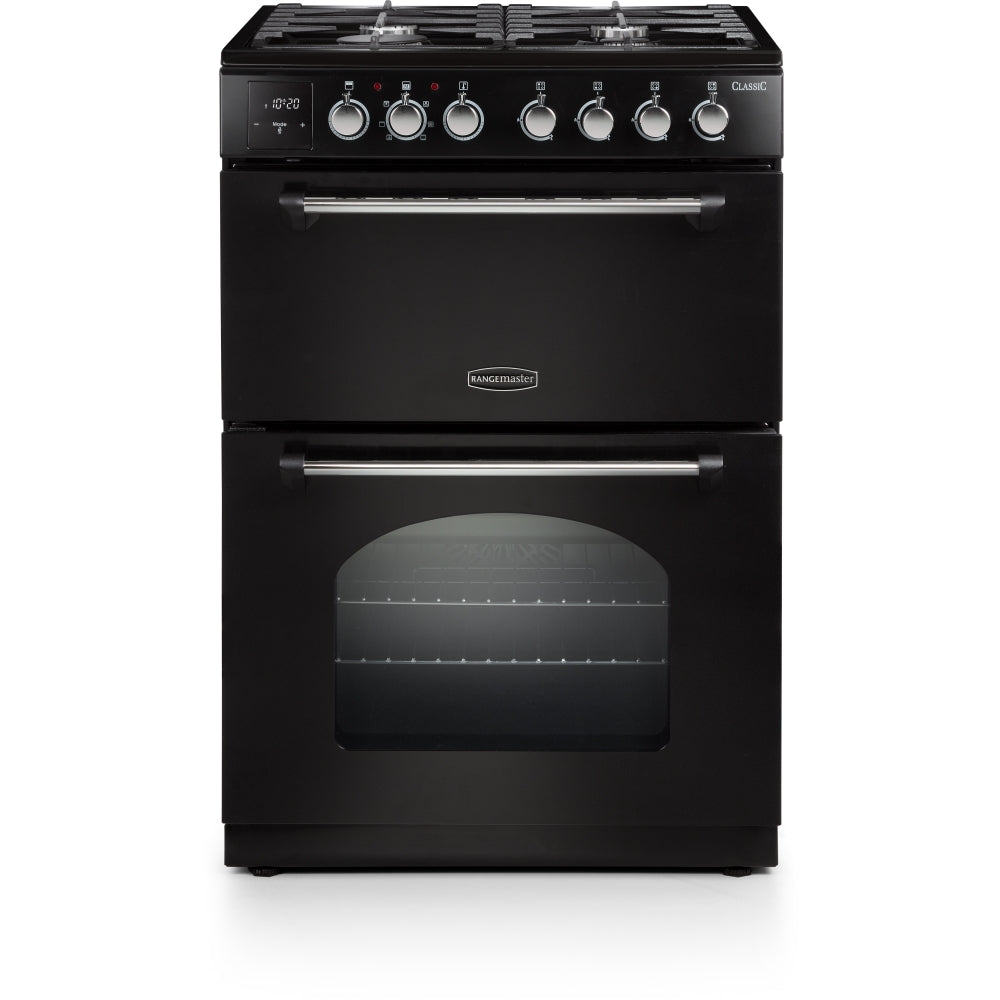 Rangemaster CLA60DFFBL/C Classic Black / Chrome Oven - product image 1