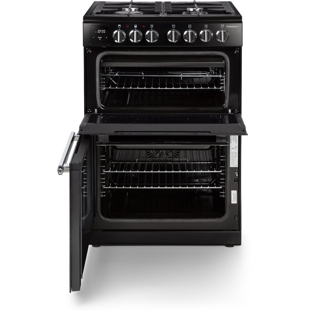 Rangemaster PROPL60DFFBL/C Professional Plus Black / Chrome Oven - product image 2