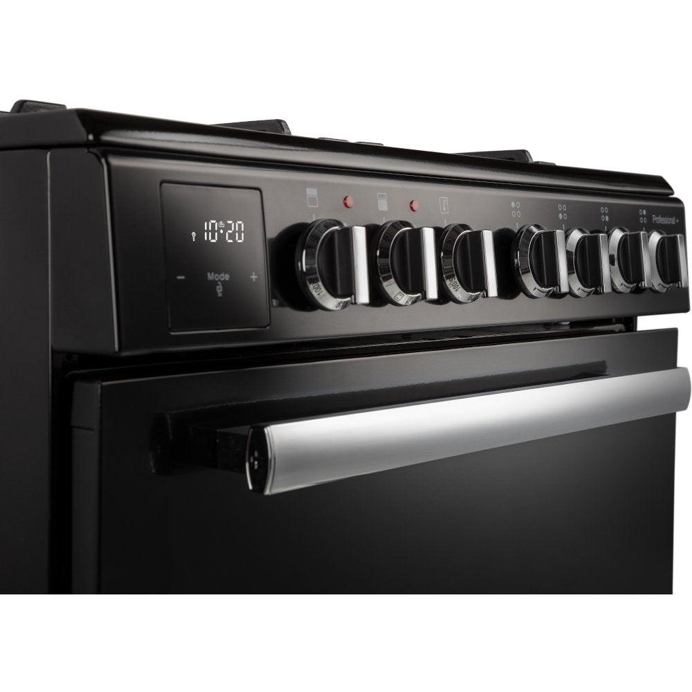 Rangemaster PROPL60DFFBL/C Professional Plus Black / Chrome Oven - product image 3