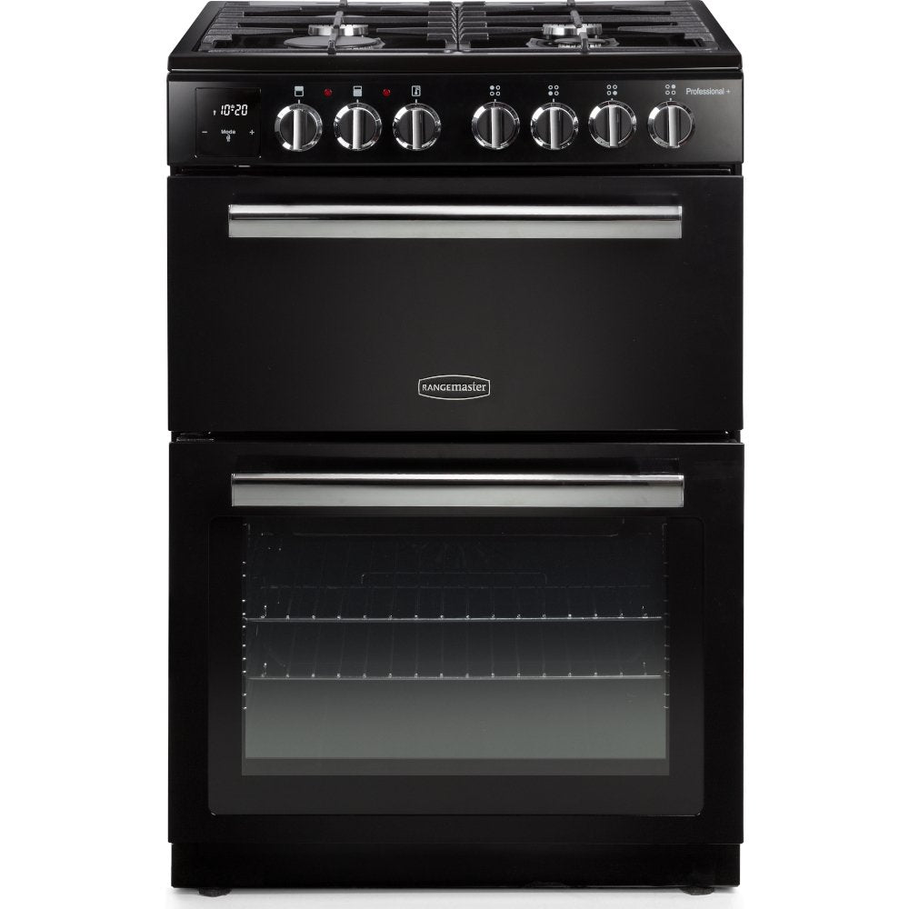 Rangemaster PROPL60DFFBL/C Professional Plus Black / Chrome Oven - product image 1