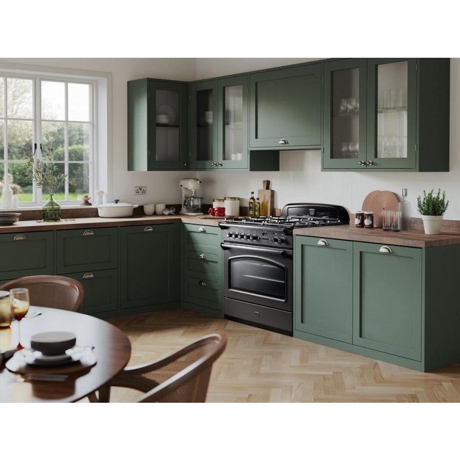Rangemaster CLAS90FXDFFBL/C Classic FX Black / Chrome 90cm Dual Fuel Range Cooker - product image 12