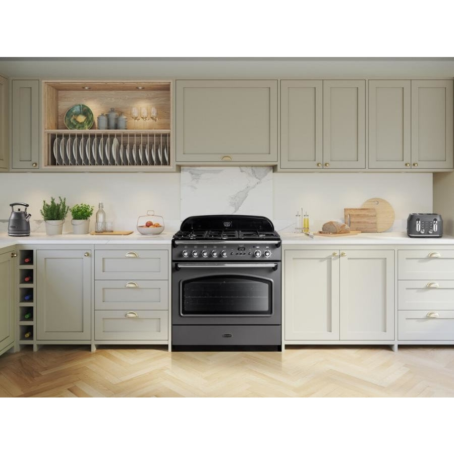 Rangemaster CLAS90FXDFFCR/C Classic FX Cream / Chrome 90cm Dual Fuel Range Cooker - product image 11