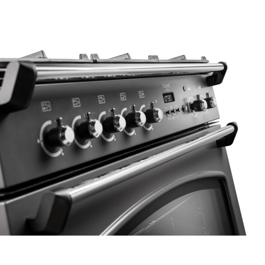 Rangemaster CLAS90FXDFFCR/C Classic FX Cream / Chrome 90cm Dual Fuel Range Cooker - product image 8