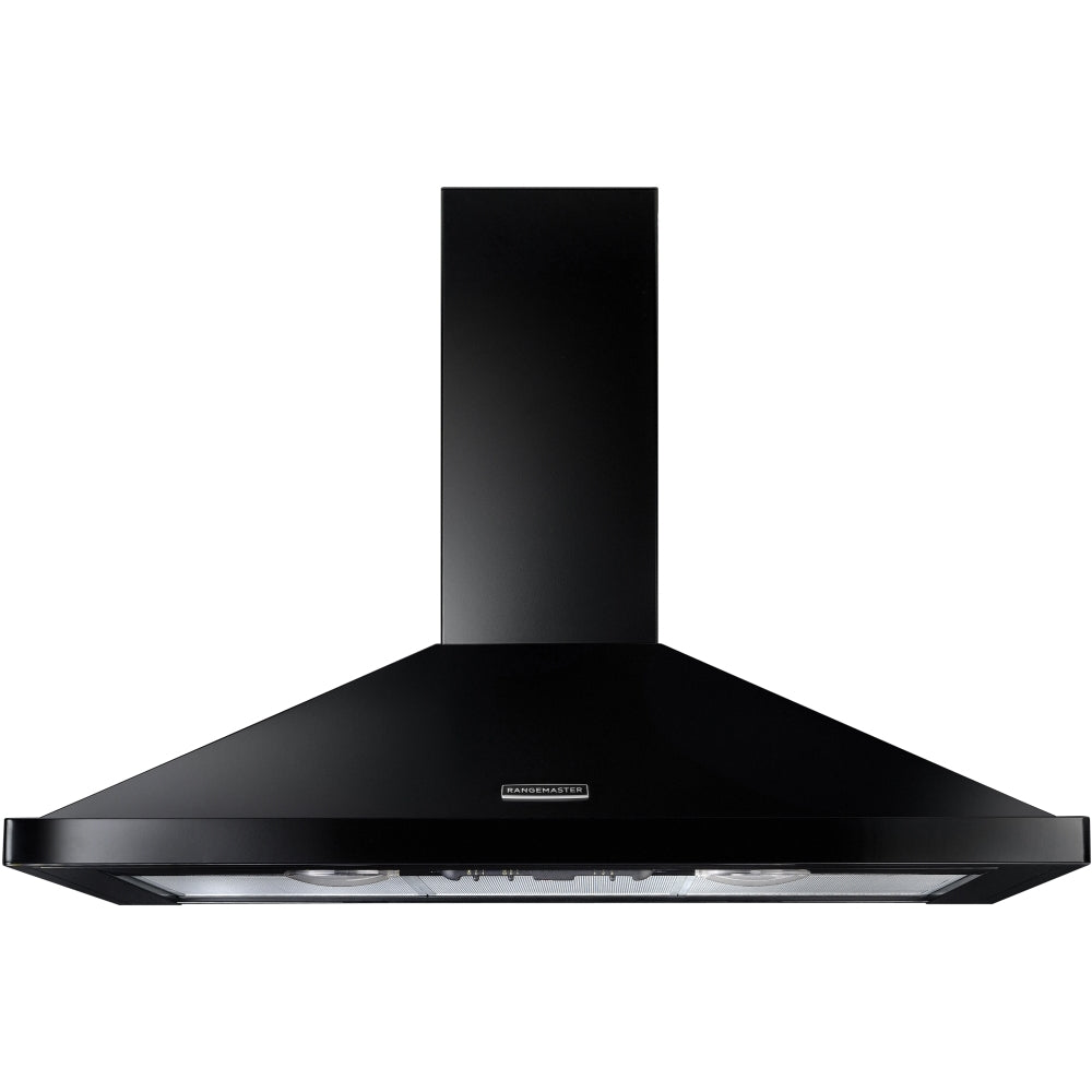 Rangemaster RHDC100BL/C Black / Chrome Cooker Hood - product image 1