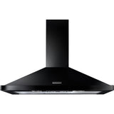 Rangemaster RHDC100BL/C Black / Chrome Cooker Hood - product image 1
