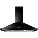 Rangemaster RHDC90BL/B Black / Brass Cooker Hood - product image 1