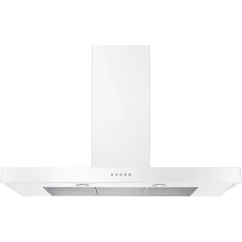 Rangemaster UHDF90WH Flat White Cooker Hood - product image 1