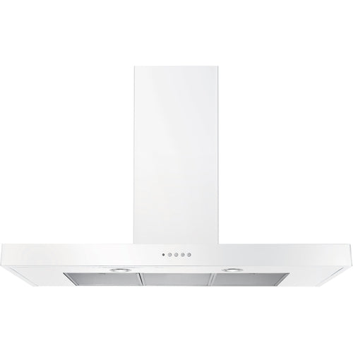 Rangemaster UHDF90WH 90cm Chimney Cooker Hood Flat White, B Rated