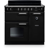 Rangemaster CL90EIPGBL/CM1 Classic Gloss Black / Chrome 90cm Induction Range Cooker - product image 1