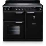 Rangemaster CL100EIPGBL/CM1 Classic Gloss Black / Chrome 100cm Induction Range Cooker - product image 1