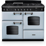 Rangemaster CLO110DFPMSB/CM1 Classic Misty Blue / Chrome 110cm Dual Fuel Range Cooker - product image 1