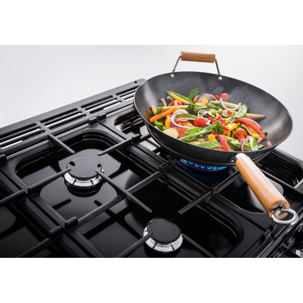Rangemaster CLDL90DFPSLT/CM1 Classic Deluxe Slate / Chrome 90cm Dual Fuel Range Cooker - product image 2