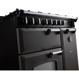 Rangemaster CLDL90DFPSLT/CM1 Classic Deluxe Slate / Chrome 90cm Dual Fuel Range Cooker - product image 4