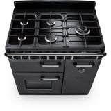 Rangemaster CLDL90DFPSLT/CM1 Classic Deluxe Slate / Chrome 90cm Dual Fuel Range Cooker - product image 8