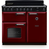 Rangemaster CLDL100EIPBOR/CM1 Classic Deluxe Bordeaux / Chrome 100cm Induction Range Cooker - product image 1