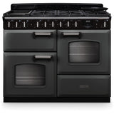 Rangemaster CLDLO110DFPSLT/CM1 Classic Deluxe Slate / Chrome 110cm Dual Fuel Range Cooker - product image 1