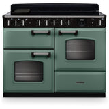 Rangemaster CLDLO110EIPMGR/CM1 Classic Deluxe Mineral Green / Chrome 110cm Induction Range Cooker - product image 1