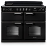 Rangemaster CLDLB110EIPCBL/CM1 Classic Deluxe Black / Chrome 110cm Induction Range Cooker - product image 1