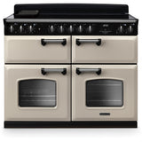 Rangemaster CLDLB110EIPPCR/CM1 Classic Deluxe Pale Cream / Chrome 110cm Induction Range Cooker - product image 1