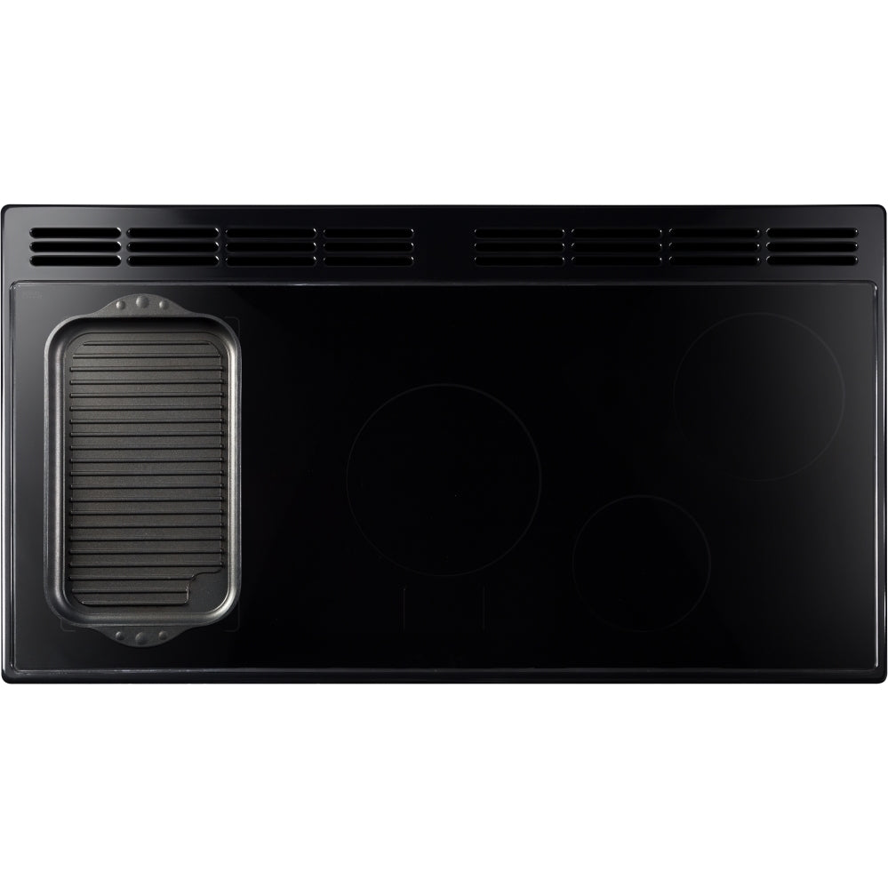 Rangemaster CLDLB110EIPBOR/CM1 Classic Deluxe Bordeaux / Chrome 110cm Induction Range Cooker - product image 2