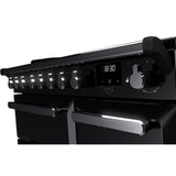 Rangemaster ESDL90EIPGBL/CM1 Estel Deluxe Black / Chrome 90cm Induction Range Cooker - product image 3