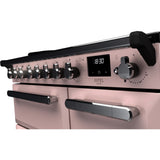 Rangemaster ESDL90EIPPPK/CM1 Estel Deluxe Pale Pink / Chrome 90cm Induction Range Cooker - product image 3