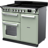 Rangemaster ESDL100EIPMNT/CM1 Estel Deluxe Mint / Chrome 100cm Induction Range Cooker - product image 2