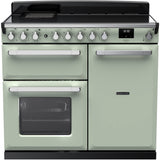 Rangemaster ESDL100EIPMNT/CM1 Estel Deluxe Mint / Chrome 100cm Induction Range Cooker - product image 1