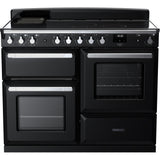 Rangemaster ESDLO110EIPGBL/CM1 Estel Deluxe Black / Chrome 110cm Induction Range Cooker - product image 1