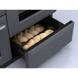 Rangemaster ESDLO110EIPSLT/CM1 Estel Deluxe Slate / Chrome 110cm Induction Range Cooker - product image 3