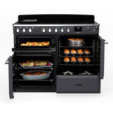 Rangemaster ESDLO110EIPSLT/CM1 Estel Deluxe Slate / Chrome 110cm Induction Range Cooker - product image 4
