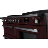 Rangemaster ESDLO110EIPBOR/CM1 Estel Deluxe Bordeaux / Chrome 110cm Induction Range Cooker - product image 3