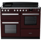 Rangemaster ESDLO110EIPBOR/CM1 Estel Deluxe Bordeaux / Chrome 110cm Induction Range Cooker - product image 1
