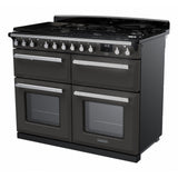 Rangemaster ESDLB110DFPSLT/CM1 Estel Deluxe Slate / Chrome 110cm Dual Fuel Range Cooker - product image 2