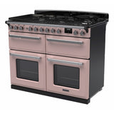 Rangemaster ESDLB110DFPPPK/CM1 Estel Deluxe Pale Pink / Chrome 110cm Dual Fuel Range Cooker - product image 2