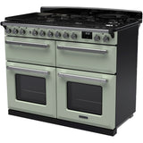 Rangemaster ESDLB110DFPMNT/CM1 Estel Deluxe Mint / Chrome 110cm Dual Fuel Range Cooker - product image 2