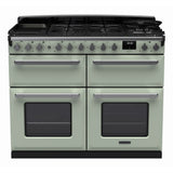 Rangemaster ESDLB110DFPMNT/CM1 Estel Deluxe Mint / Chrome 110cm Dual Fuel Range Cooker - product image 1