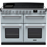 Rangemaster ESDLB110EIPMSB/CM1 Estel Deluxe Misty Blue / Chrome 110cm Induction Range Cooker - product image 1