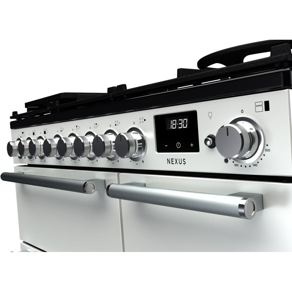 Rangemaster NEX90DFPWHT/CM1 90cm Dual Fuel Range Cooker - product image 3