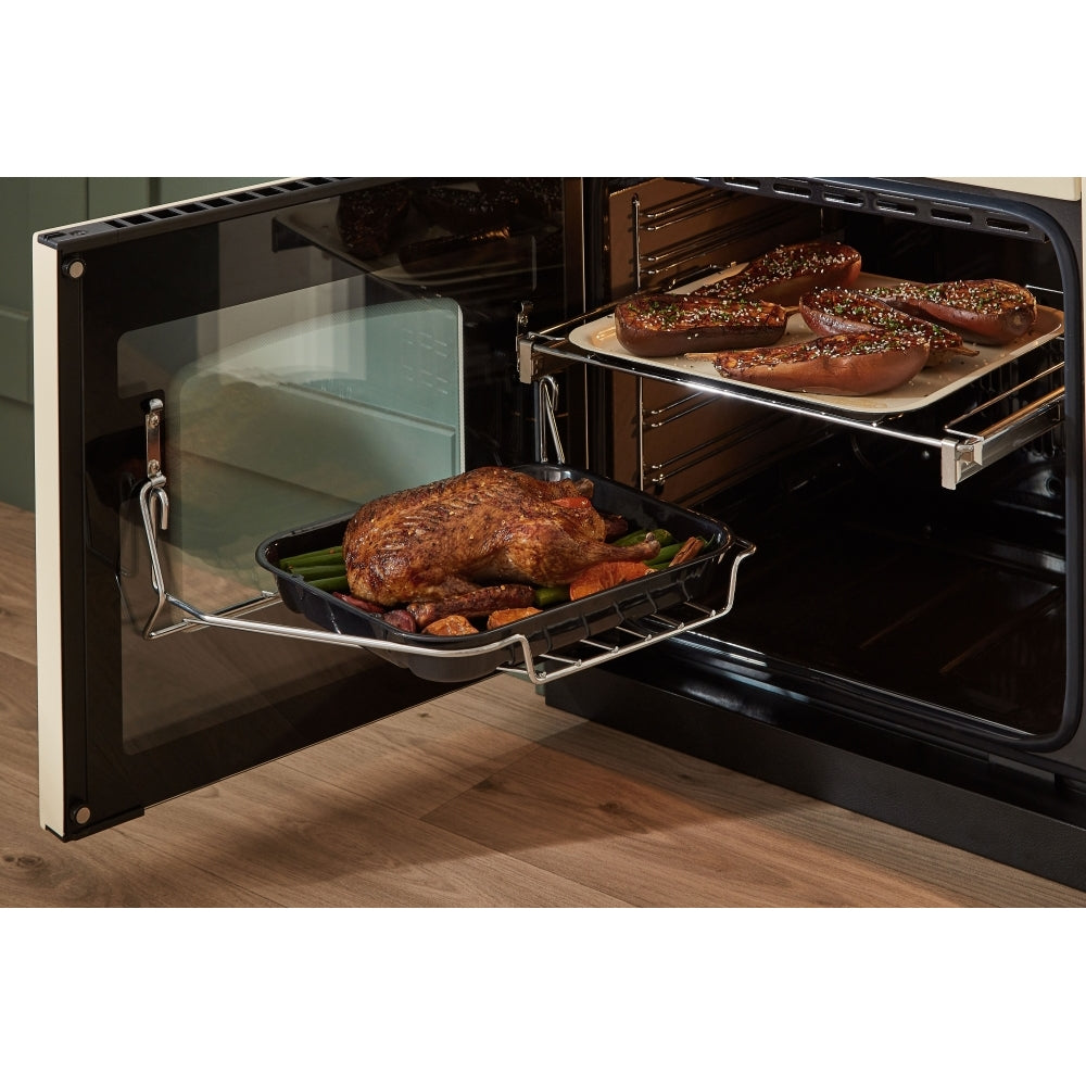 Rangemaster CLDL90EIPHTH/CM1 Classic Deluxe Heather / Chrome 90cm Induction Range Cooker - product image 3