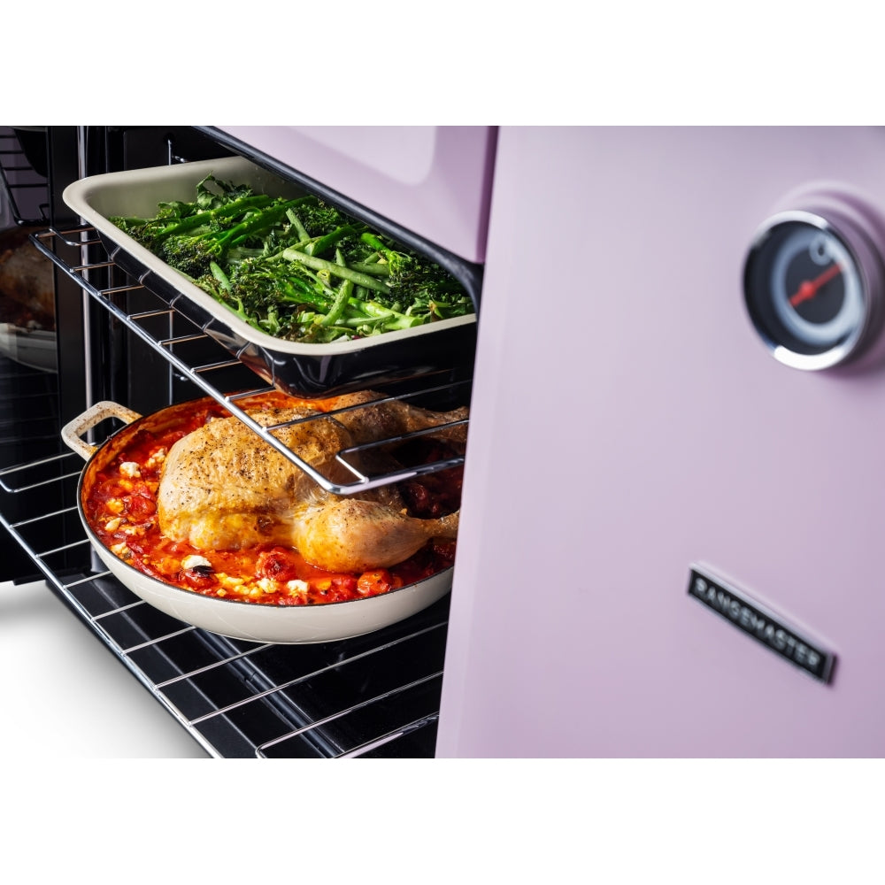 Rangemaster CLDL100EIPHTH/CM1 Classic Deluxe Heather / Chrome 100cm Induction Range Cooker - product image 4